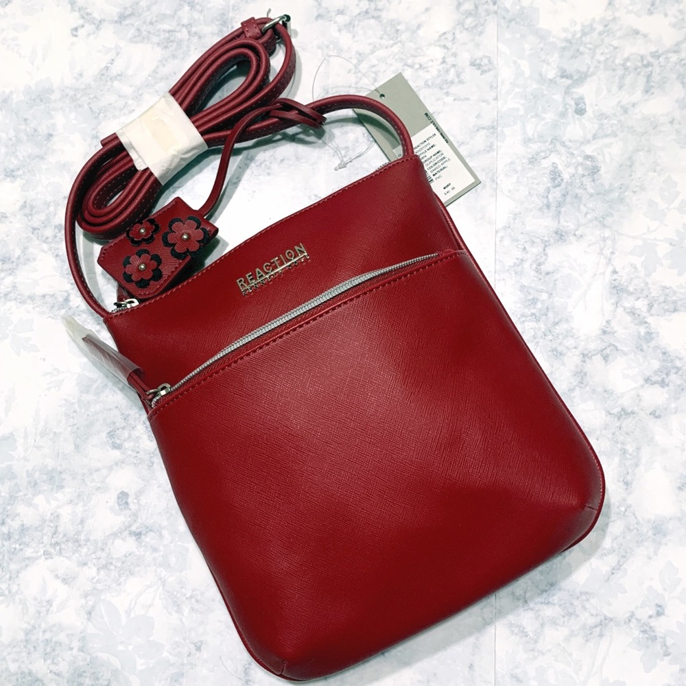 Kenneth Cole Reaction Red Crossbody Purse